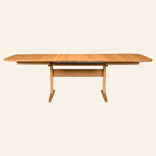 square thumbnail of Designer Trestle Extension Table 36" x 5' (w/two 18" leaves)