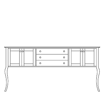 84" l-bowfront, starting at 5710