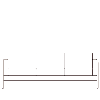 Couch w/end cushions, starting at 3015