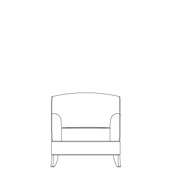 Chair w/low arms, starting at 2440