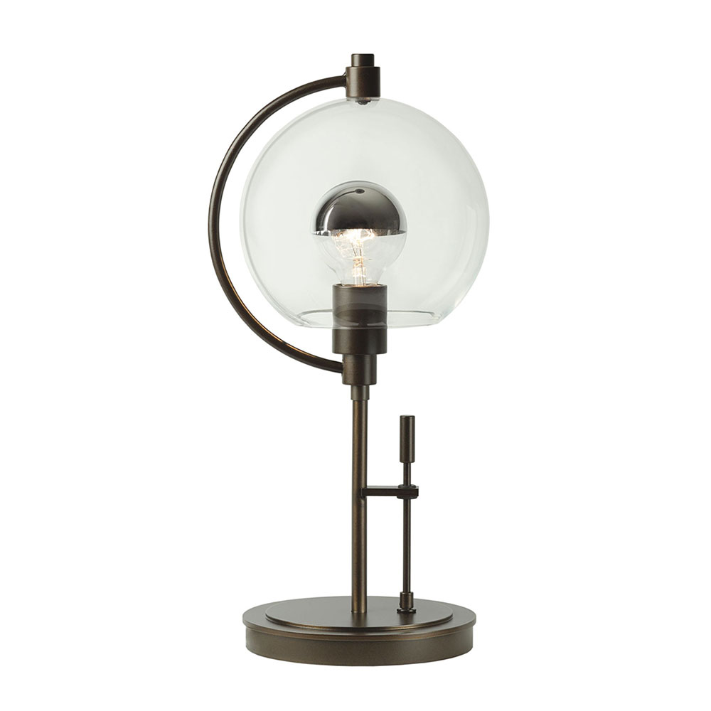 hand forged pluto table lamp